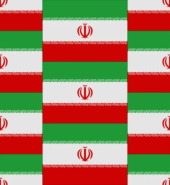 Irán vector textura bandera — Archivo Imágenes Vectoriales