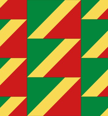 Cumhuriyeti Kongo bayrak doku vektör