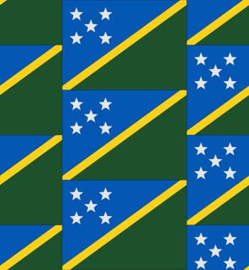 Solomon Adaları bayrağı doku vektör