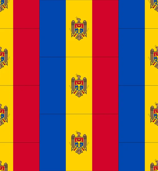 Moldavia bandiera tessitura vettore — Vettoriale Stock