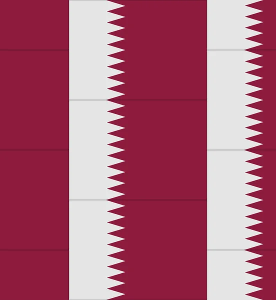 Qatar vettore bandiera texture — Vettoriale Stock