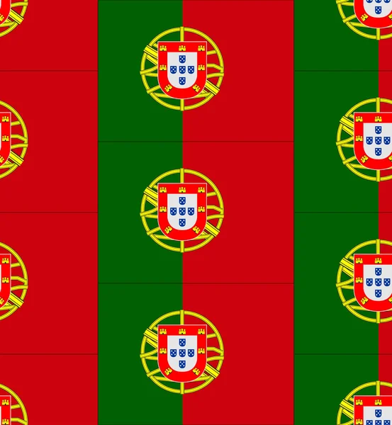 Portugiesische Flagge Textur Vektor — Stockvektor