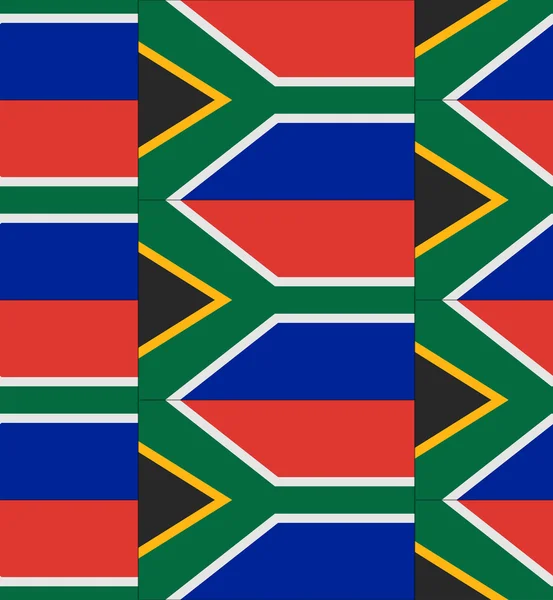 Afrique du Sud drapeau texture vecteur — Image vectorielle
