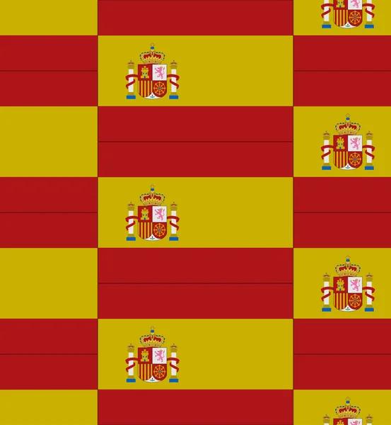 Spain flag texture vector — Stock Vector