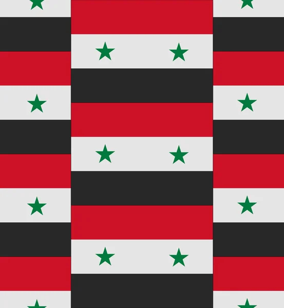 Текстурный вектор флага Сирии — стоковый вектор