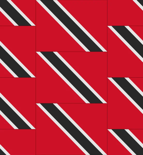 Trinidad e Tobago bandeira textura vetor —  Vetores de Stock