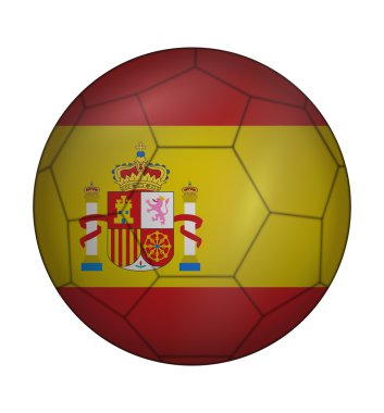 İspanya futbol topu bayrağı