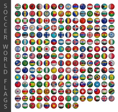 Futbol Dünya bayrakları