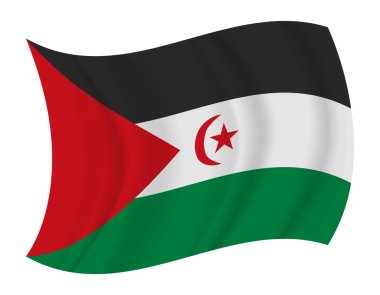 Avusturya bayrağı sallayarak vektör