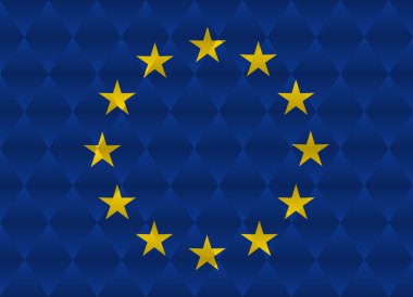 Avrupa Birliği'nin düşük Poli bayrak