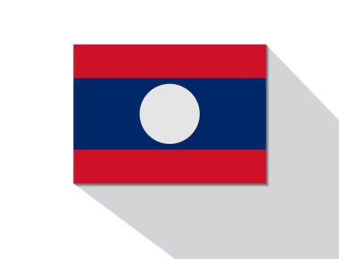Laos uzun gölge bayrak