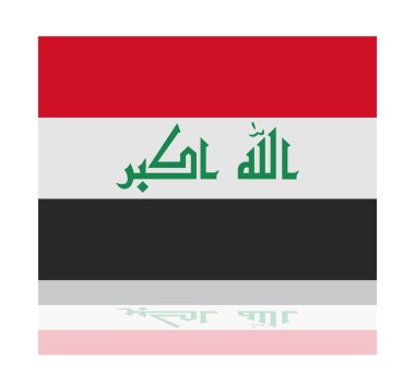 yansıma Irak bayrağı