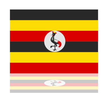yansıma uganda bayrağı