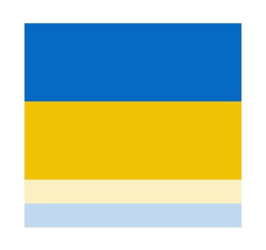 yansıma Ukrayna bayrağı