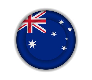düğme Avustralya bayraklar