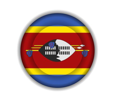 düğme Svaziland bayraklar