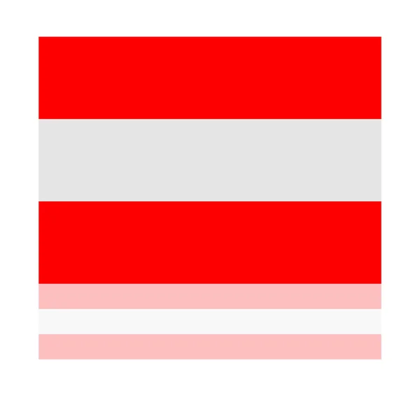 Reflet drapeau austria — Image vectorielle