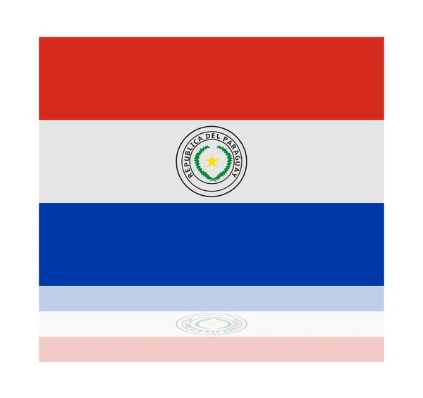 反射标记巴拉圭 — 图库矢量图片