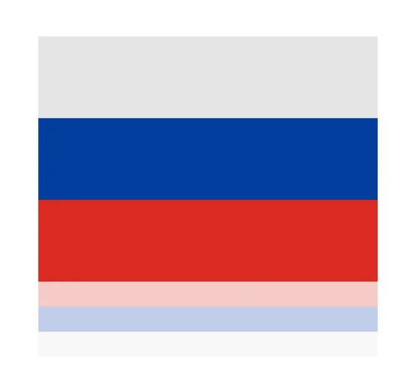 Elmélkedés zászló, Oroszország — Stock Vector