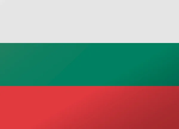 Bandera de reflexión bulgaria — Archivo Imágenes Vectoriales