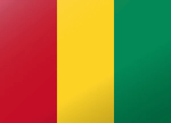Αντανάκλαση σημαία Γουινέα — Διανυσματικό Αρχείο