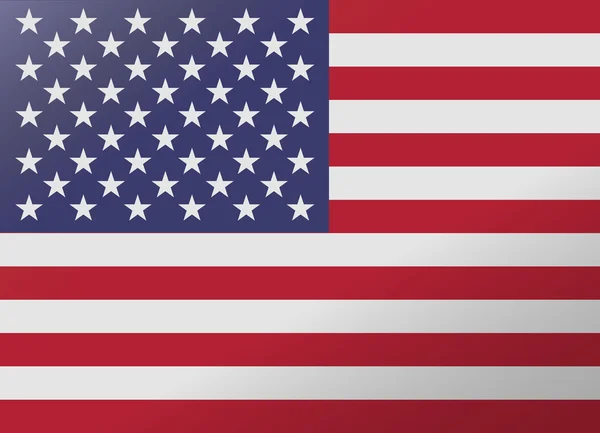 Bandeira reflexão estados unidos — Vetor de Stock