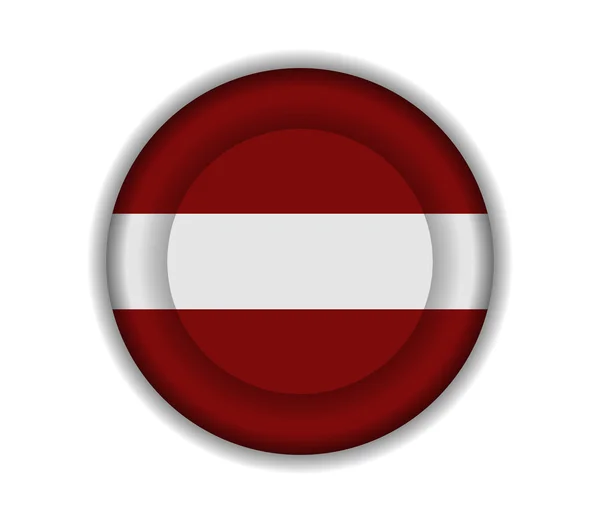 Banderas de botón latvia — Archivo Imágenes Vectoriales