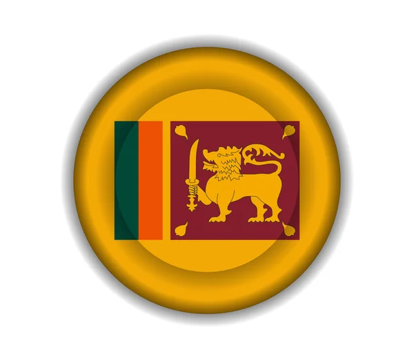 Кнопкові прапори Срі-Ланка — стоковий вектор