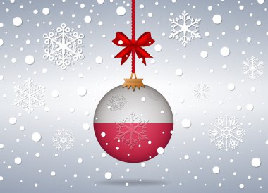 christmas background poland