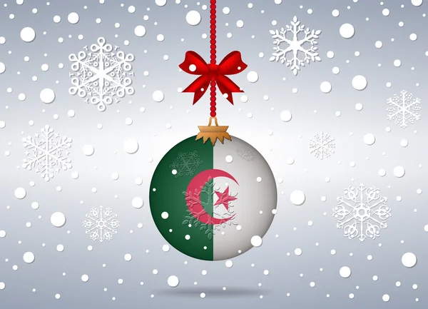 Christmas background algeria — ストックベクタ