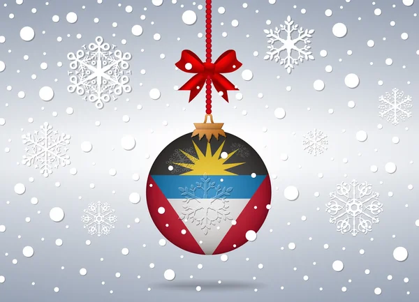 Christmas background antigua — 图库矢量图片