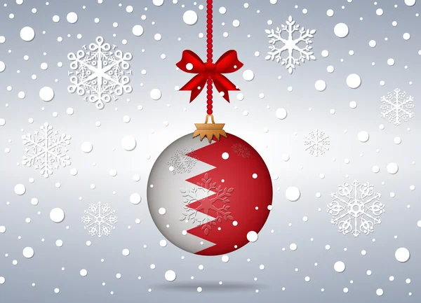 Fond de Noël bahreïn — Image vectorielle