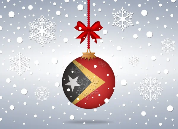 Fond de Noël Timor oriental — Image vectorielle