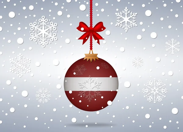 Christmas background latvia — Stock vektor