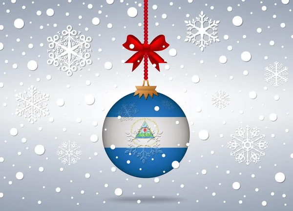 Christmas background nicaragua — Stok Vektör