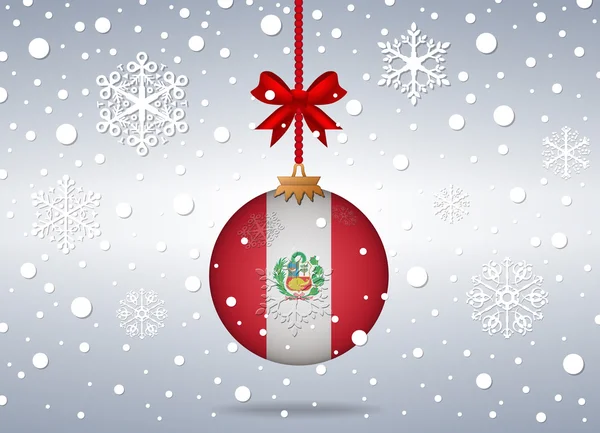 Christmas background peru — Stock vektor