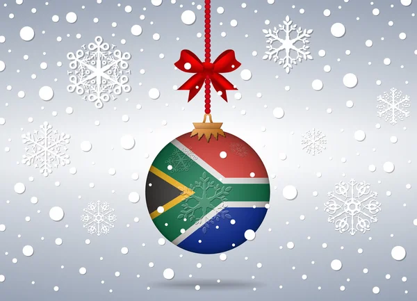 Christmas background south africa — Stockvector