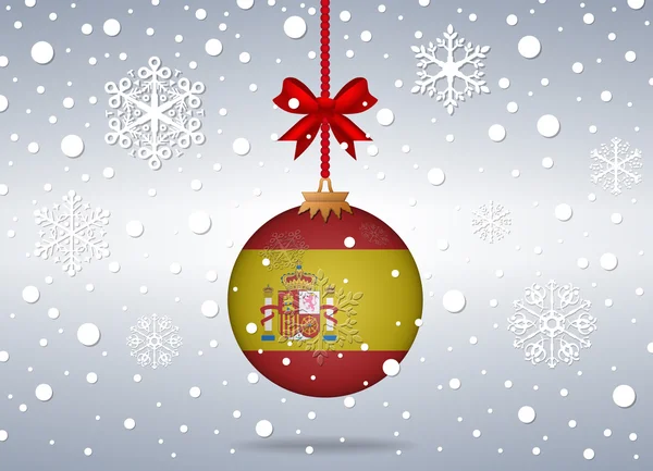 Christmas background spain — Διανυσματικό Αρχείο