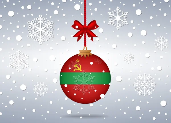 Christmas background transnistria — 图库矢量图片