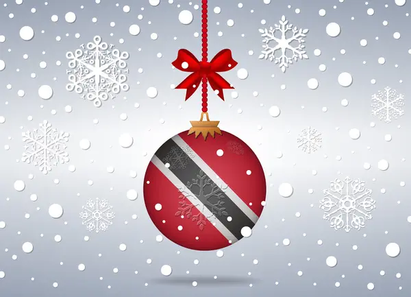 Christmas background trinidad — Stockvector