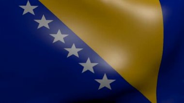 Bosna güçlü Rüzgar bayrağı
