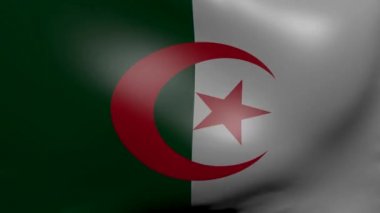 Cezayir güçlü Rüzgar bayrağı