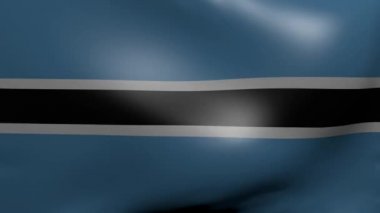 Botsvana güçlü Rüzgar bayrağı