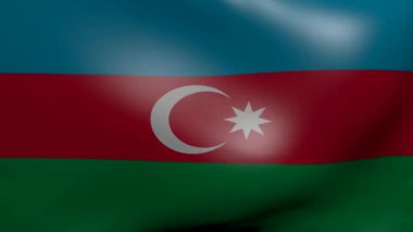 Azerbaycan güçlü Rüzgar bayrağı