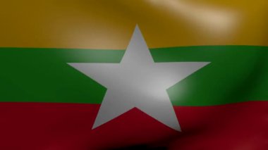 Burma güçlü Rüzgar bayrağı