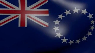 Cook Adaları güçlü bayrak Rüzgar