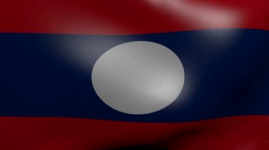 Laos güçlü bayrak Rüzgar
