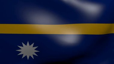Nauru güçlü Rüzgar bayrağı