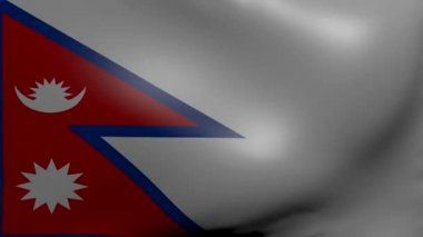 Nepal güçlü Rüzgar bayrağı