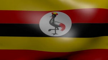 Uganda güçlü Rüzgar bayrağı